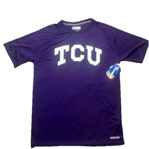 Texas Christian TCU Horned Frogs NCAA  Short Sleeve T-Shirt 100% Polyester